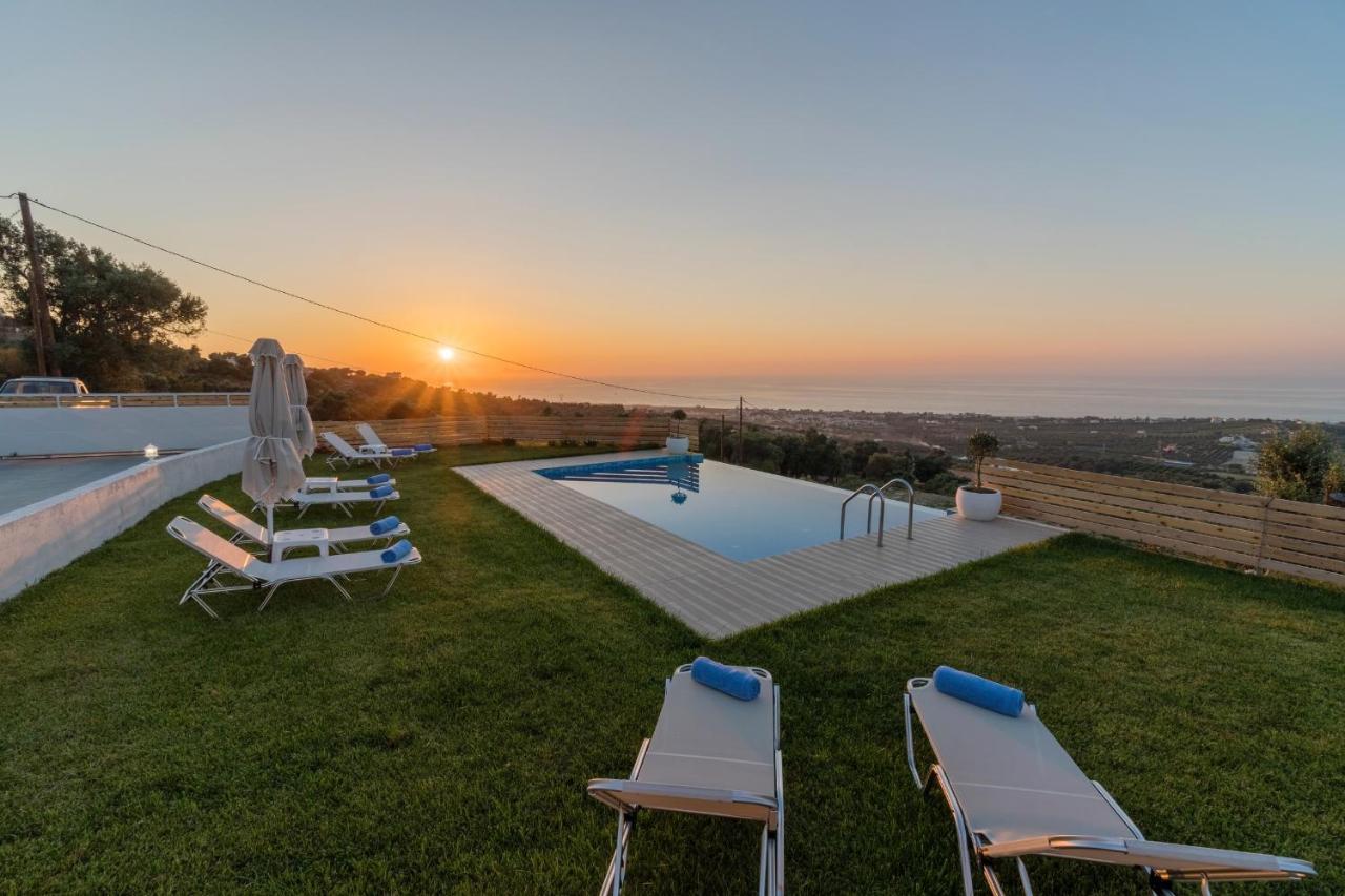 Alkistis Villa With Amazing Sea View Maroulás Zewnętrze zdjęcie