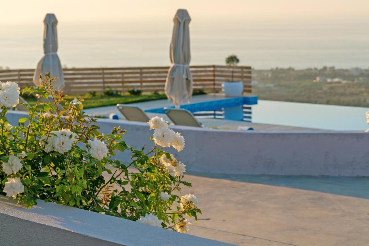 Alkistis Villa With Amazing Sea View Maroulás Zewnętrze zdjęcie