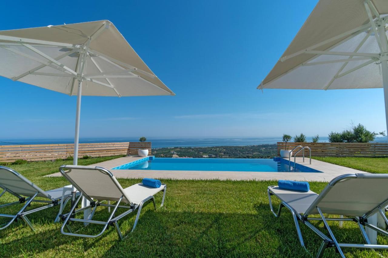 Alkistis Villa With Amazing Sea View Maroulás Zewnętrze zdjęcie