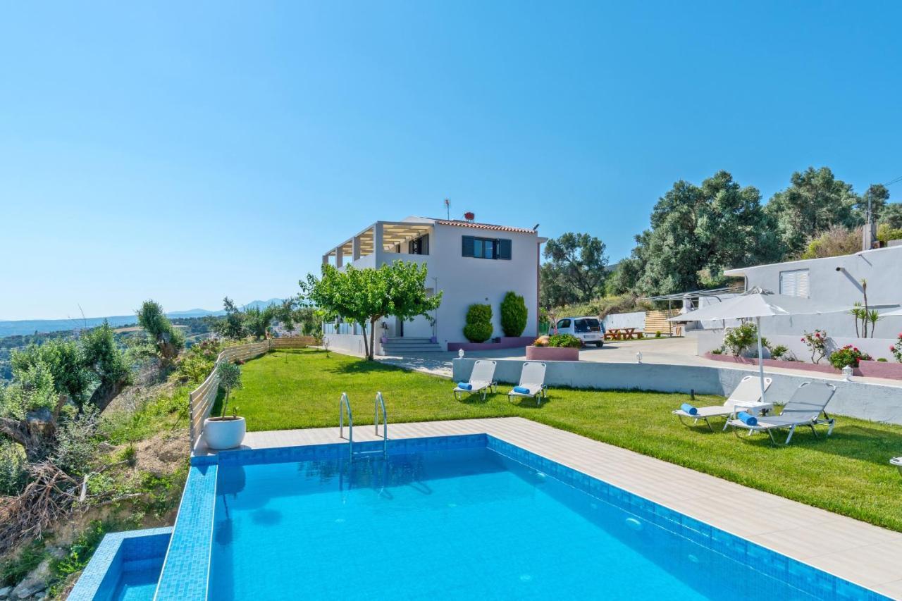 Alkistis Villa With Amazing Sea View Maroulás Zewnętrze zdjęcie